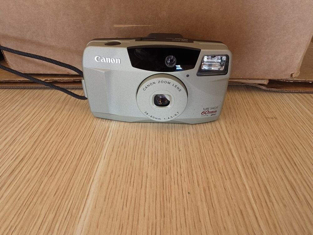 Canon Sure Shot 60 Zoom - 35mm AF Point & Shoot Film Camera Mechanically Tested